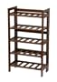 Winsome Wood Foldable Wine Rack, Walnut