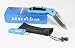 Benchmade Pardue Design Axis Mini-Griptilian Knife Drop-Point with Ambidexterous Thumb Studs (Blue)