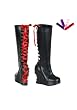 5 Inch Corseted D-Ring Platform Wedge Women'S Size Shoe