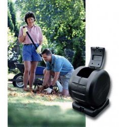 Childrens Toyshop  Outdoor Living : Envirocycle Compost Maker (Black) (30"h x 25.5"w x 20.25"d)