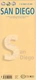 Laminated San Diego City Streets Map by Borch (English Edition)