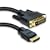 High Quality HDMI-DVI 18+1 polig  Stecker vergoldet Verbindungskabel 2,0m