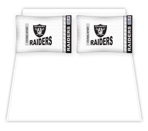 NFL Oakland Raiders Micro Fiber Sheet Set Full