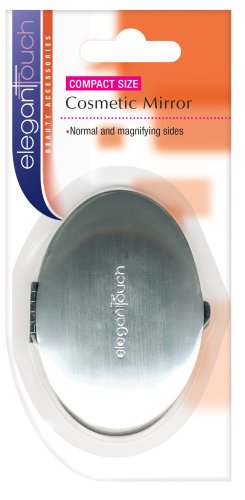 Childrens Toyshop  Health & Personal Care : Elegant Touch Beauty Accessories Cosmetic Mirror (silver)