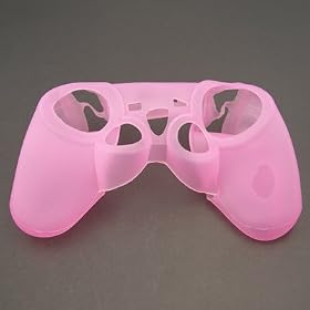 Silicone Skin Case for Sony Ps3 Controller, Pink