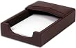 Chocolate Brown Leather 4 x 6 Memo Holder