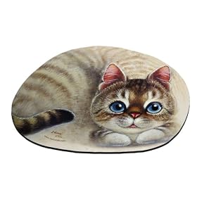 Henry Cats/friends Annie Tabby Cat Kitty Shaped Mouse Pad