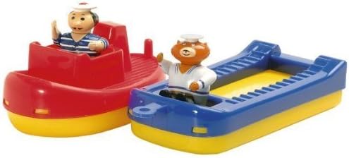 AquaPlay 257, Tugboat + barge + 2 puppets by Playlearning International