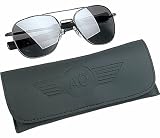 American Optics: Black - 52mm GI Air Force Pilots Sunglasses - w Case by 