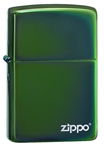 Zippo logo pocket lighter, chameleon