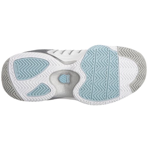 K-Swiss Women's Defier RS Trainer White/Blue Heaven Silver 91033-163-M 5 UK