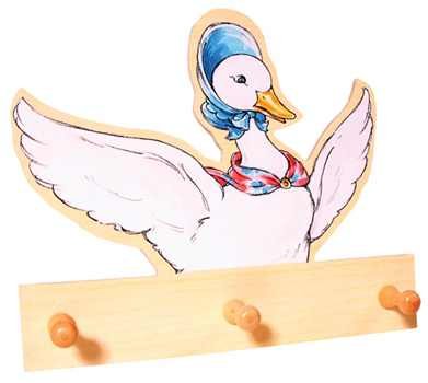 Childrens Toyshop  Toys : Jemima Puddleduck Coat hook