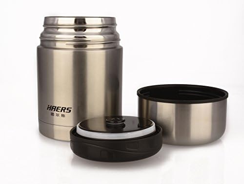 HRERS,insulated lunch box food jar thermo hot cold food lunch bag container bowl 20-ounce (18*10.5cm)