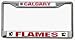Calgary Flames Chrome License Plate Frames - Set of 2