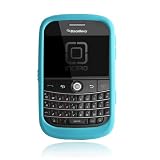 Little Blue Box Blue dermaSHOT Silicone Case for BlackBerry Bold 9000