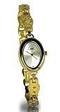 Limit 6372.01 Ladies Gold Plated Watch with Glittering Links