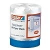 Tesa Easy Cover Outdoor UV Large Area Masking And Drop Cloth With 6 Weeks Residue Free Removal, 550mm x 33m