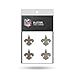 NFL New Orleans Saints Glitter Tattoo, set of 4