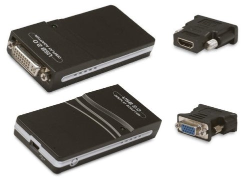 ARKVIEW USB-DH88 Multi-Display USB 2.0 to DVI/VGA/HDMI Adapter External Video Card (Link up to 6 Displays)