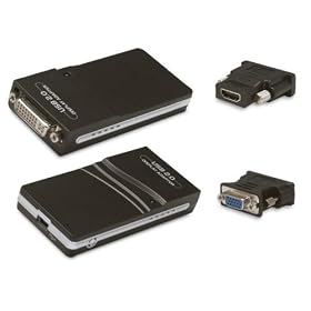 Sabrent USB-DH88 Multi-Display USB 2.0 to DVI/VGA/HDMI Adapter External Video Card (Link up to 6 Displays)