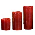 Sweet Spice Flameless Wax Candle - Red