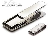 New! M-Clip Monterey Money Clip - Rhodium/Rhodium