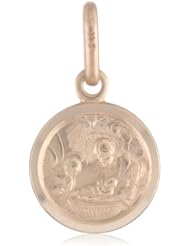 14K Yellow Gold Baptism Medal (3/8" x 3/8")