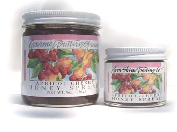 Apricot-Cherry Honey Spread by Moon Shine Trading Co.