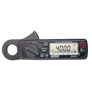 Extech 380941 200-Ampere AC DC High Resolution Mini Clamp Meter by