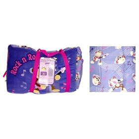 Music Monkey Set Girl - Sleeping Bag & Jumbo Pillow
