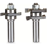 Whiteside Router Bits 5990 Shaker Straight Stile and Rail Set for Plywood Panel