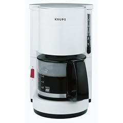 Krups F 183 76 AromaCaf� 5 Glas-Kaffeemaschine weiss