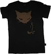 Emily the Strange juniors women's shirt tee Tan Cat Black
