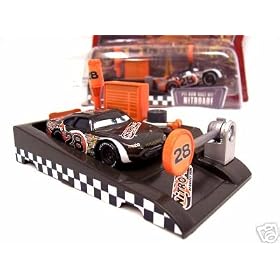 Disney Pixar CARS Movie 1:55 Die Cast Car Launch and Race Pit Row Race-Off Nitroade by Disney