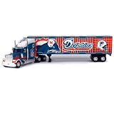 Miami Dolphins Fleer 1:80th Scale Die-cast Tractor Trailer - (Adult Collectible) 8+