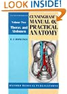 Cunningham's Manual of Practical Anatomy: Volume II: Thorax and Abdomen (Oxford Medical Publications)