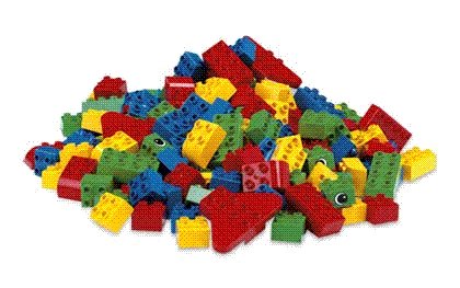 LEGO DUPLO BASIC MEDIUM BULK 144 PIECES FROM 18 MONTHS