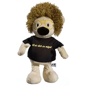 Heunec 606371 - Atze Schr�der Bear with Shirt "Hilf mir dich zu m�gen"