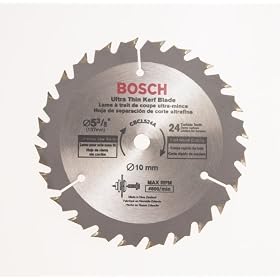 Bosch CBCL524A 5-3 8-Inch 24 Tooth ATB General Purpose Saw Blade with 5 8-Inch Arbor by Bosch