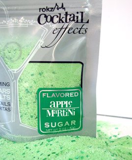 Apple Martini Cocktail Sugar, drink rimmer by rokz design group