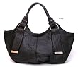 Oversized Boat Tote/Satchel - Black