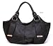 Oversized Boat Tote/Satchel - Black