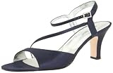 David Tate Women's Beverly,Navy Satin,11 SS US
