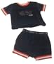 Baby Jockey Navy Knit Terry Short Set: 0-3 Months