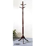 Southwest Style Cherry Finish Wood Coat/Hat Rack Stand
