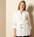 Info/Buy Pure Linen 3/4 Sleeve Tunic