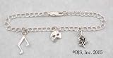 Phantom of the Opera Sterling Silver Charm Bracelet