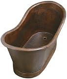 Custom Mexican Hammered Patina Copper Bathtub 66x31x23