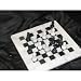 8" x 8" White Marble & Black Marble Chess Set Comes with Free Velvet Gift Box