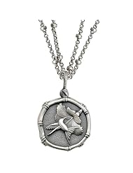 Guy Harvey 25mm Hummingbird Double Chain Necklace